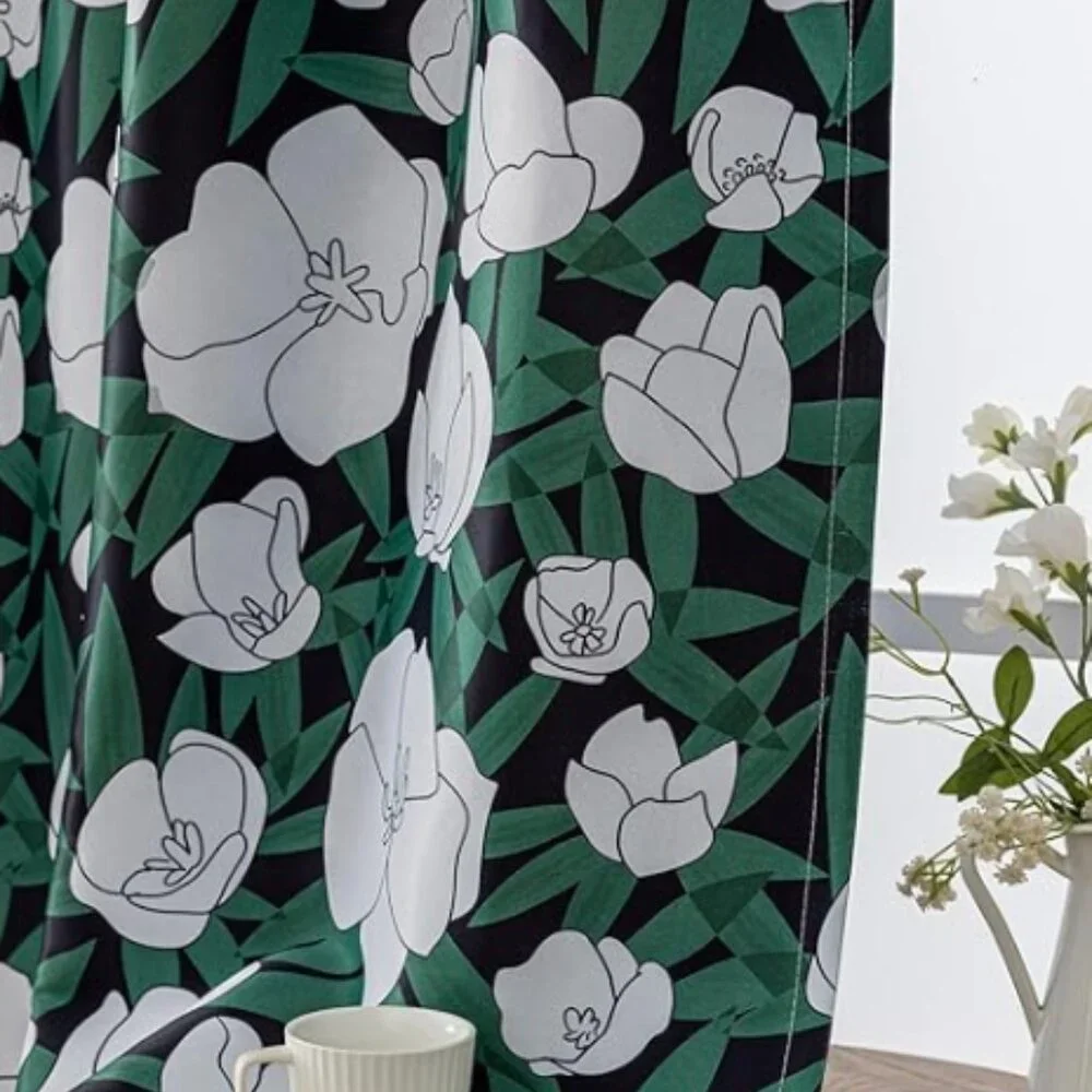 Flowers Curtains –2 Panels, 54